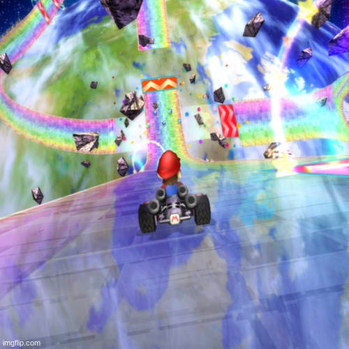Rainbow Road 2 | image tagged in rainbow road 2 | made w/ Imgflip meme maker