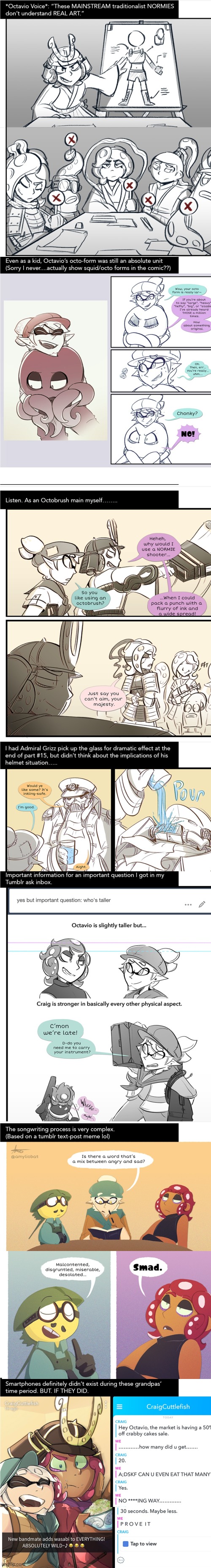 Some mini strips drawn by @amyliobat (now known as @DriftingNova) on Tiwtter/Tumblr/Tapas of their comic Dissonant Melody :D | made w/ Imgflip meme maker