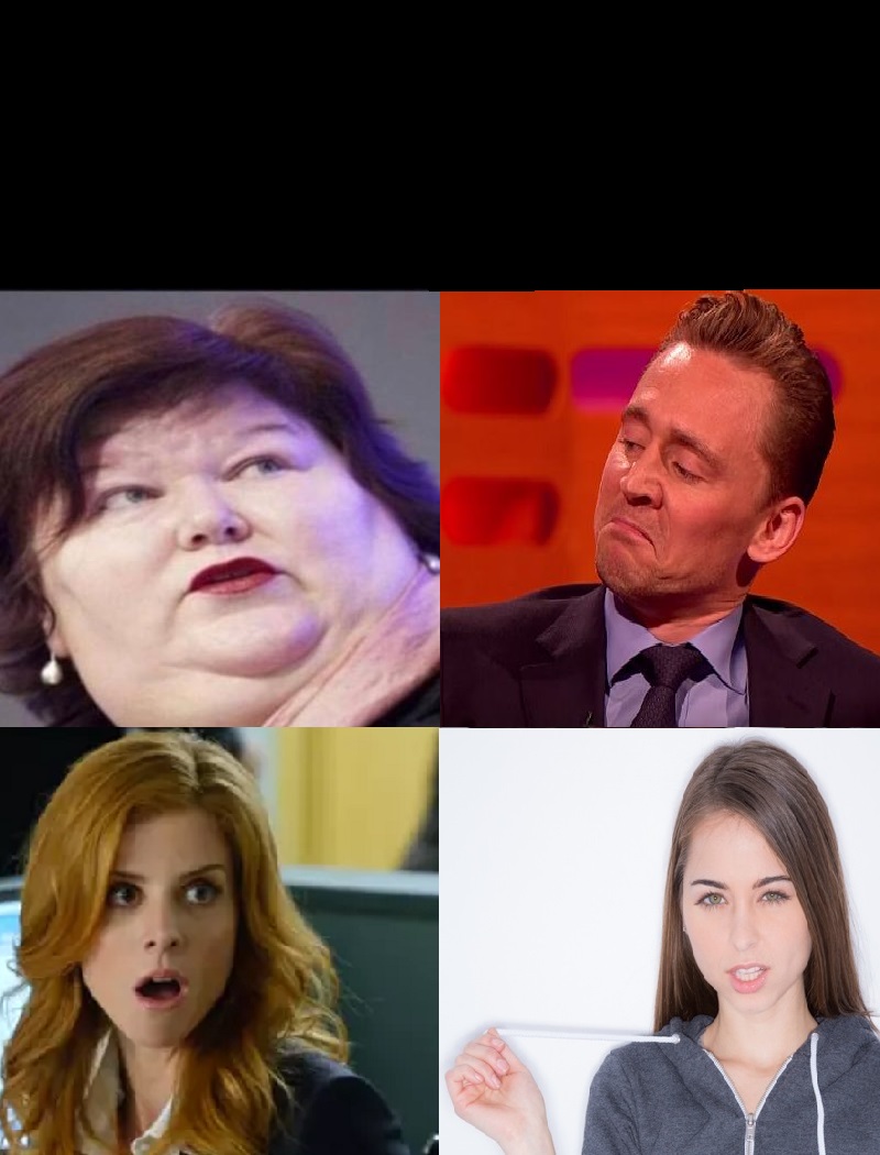 High Quality face impressions Blank Meme Template