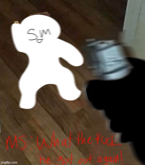 i wanna remake this but SM is pointing a ban gun at msmg | made w/ Imgflip meme maker