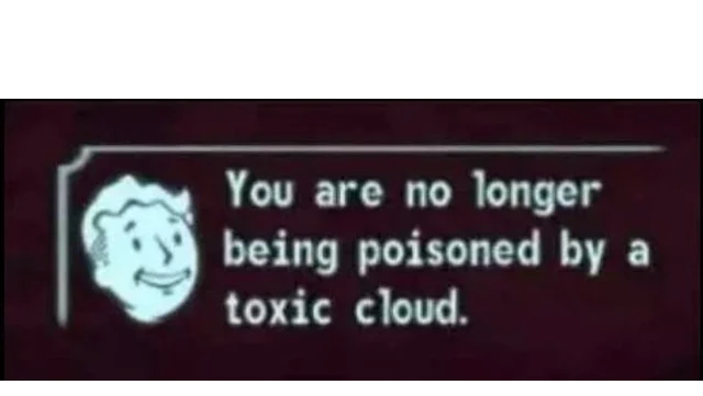 Fallout poisoned Blank Meme Template