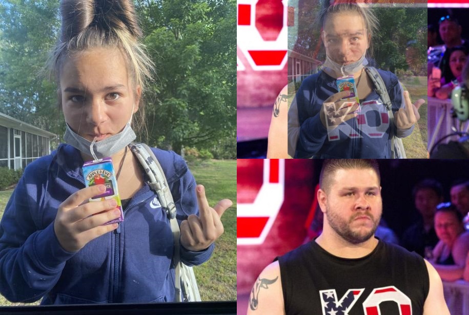 Triggered Kevin Owens Girl Blank Meme Template