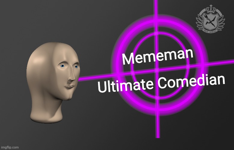 Mememan Ultimate Comedian | image tagged in danganronpa intro | made w/ Imgflip meme maker