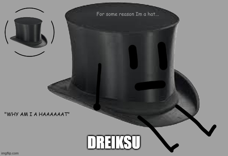 WhyAmIAHat | DREIKSU | image tagged in whyamiahat | made w/ Imgflip meme maker