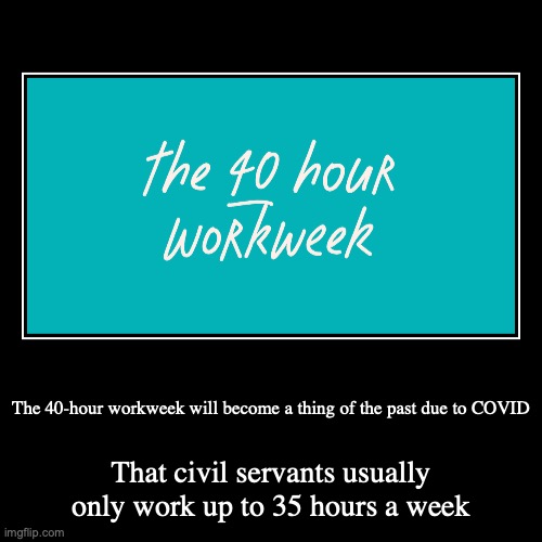 40-Hour Workweek | image tagged in demotivationals,work | made w/ Imgflip demotivational maker