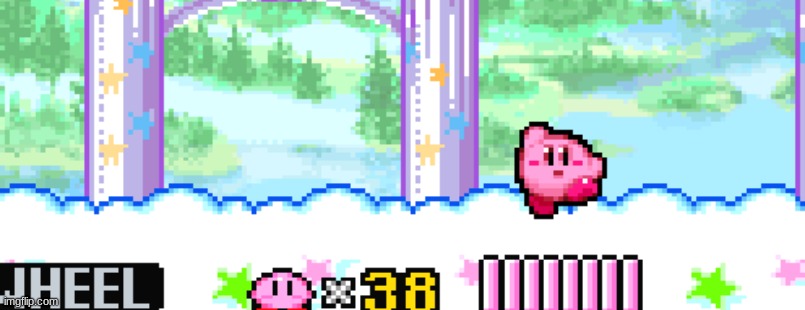 Bro how tf did I get 3 lives | image tagged in kirby | made w/ Imgflip meme maker