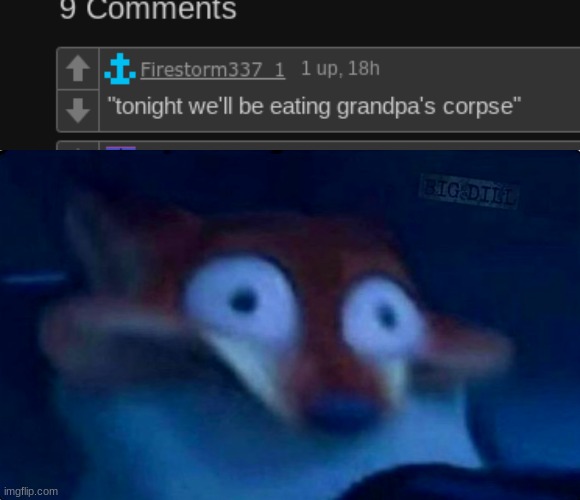 WHAT ;-; | image tagged in nick wilde,ahhhhhhhhhhhhh,confused screaming,funny,cursed image | made w/ Imgflip meme maker