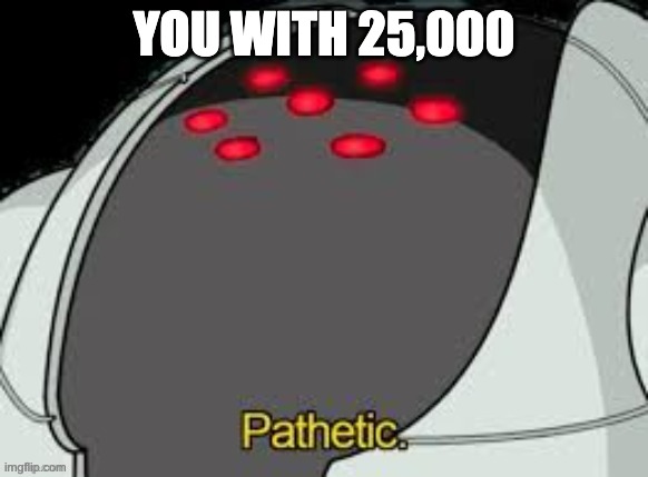 YOU WITH 25,000 | made w/ Imgflip meme maker