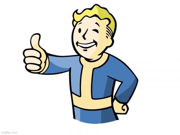 Fallout Vault Boy | image tagged in fallout vault boy | made w/ Imgflip meme maker