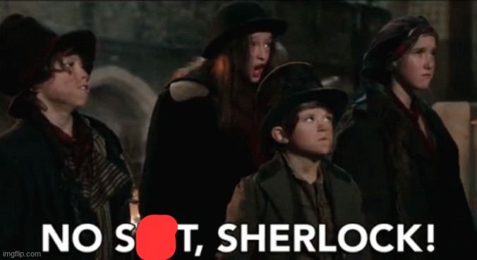 No shit sherlock | image tagged in no shit sherlock | made w/ Imgflip meme maker