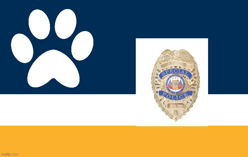 offical flag | image tagged in police,furries,flag | made w/ Imgflip meme maker