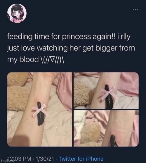 give her period blood | made w/ Imgflip meme maker