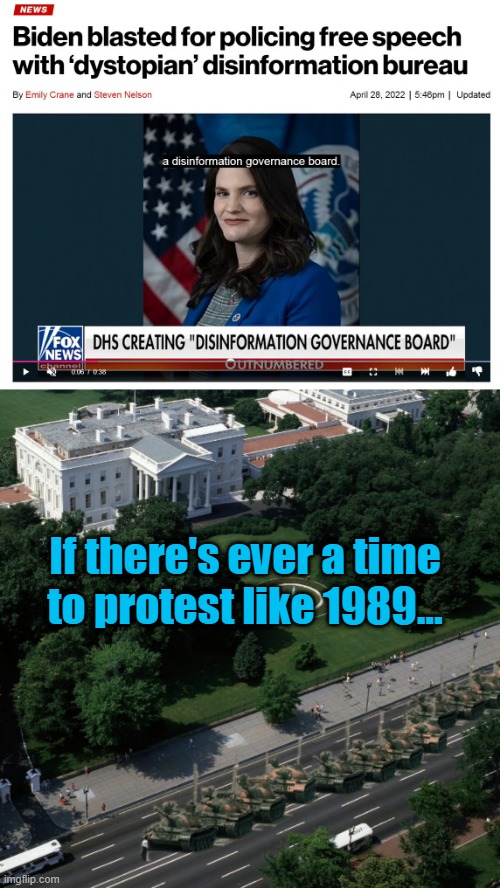 No one ever talks about it. They just do it. And you go on with your lives, ignoring the signs all around you. |  If there's ever a time to protest like 1989... | image tagged in communist,democrats,biden,1989,tiananmen square,china | made w/ Imgflip meme maker