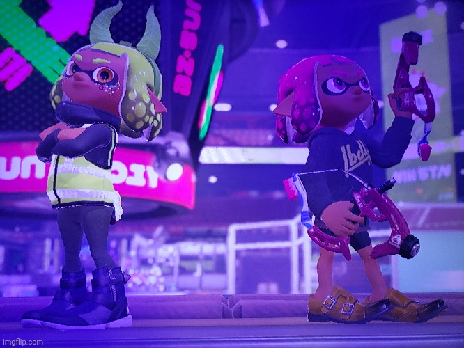 Oh we're shipping ocs, Inkmatas x switch hood | made w/ Imgflip meme maker