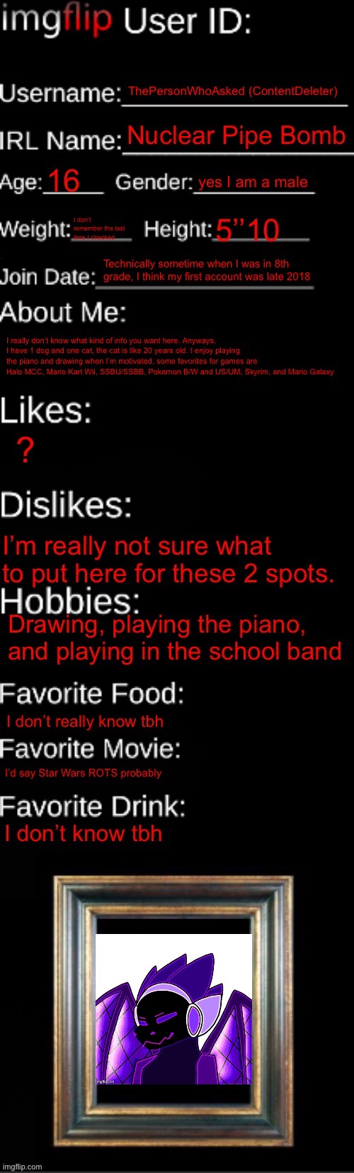 I’m sure we all know by now that that drawing was not done by me | made w/ Imgflip meme maker