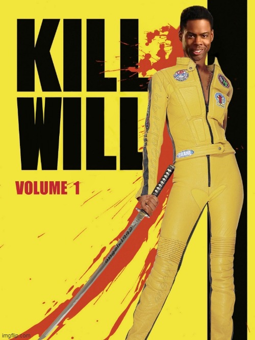 image tagged in throwback thursday,kill bill,chris rock,will smith,the bride,oscars | made w/ Imgflip meme maker