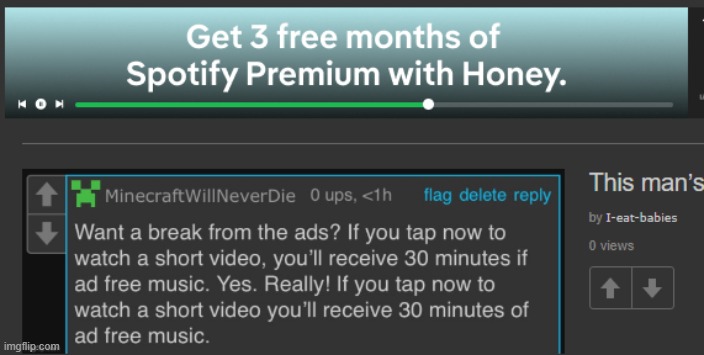 "ads are personalized" | made w/ Imgflip meme maker