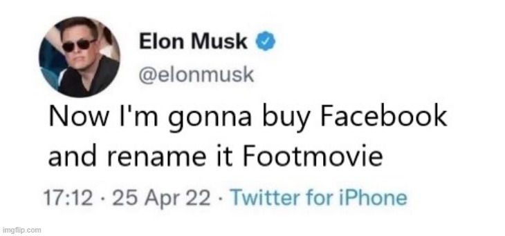 Elon Musk | image tagged in memes,facebook,twitter | made w/ Imgflip meme maker