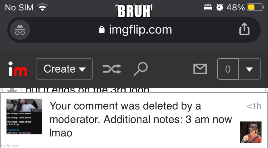 I finna learn how to screenshot on mobile. it is hard (selfnote: that’s what she said) | BRUH | made w/ Imgflip meme maker