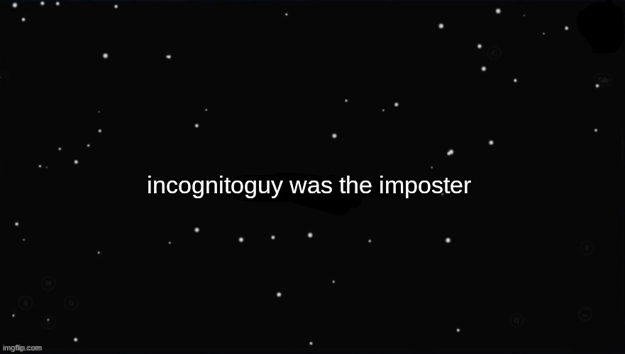 X Was the Impostor | incognitoguy was the imposter | image tagged in x was the impostor | made w/ Imgflip meme maker
