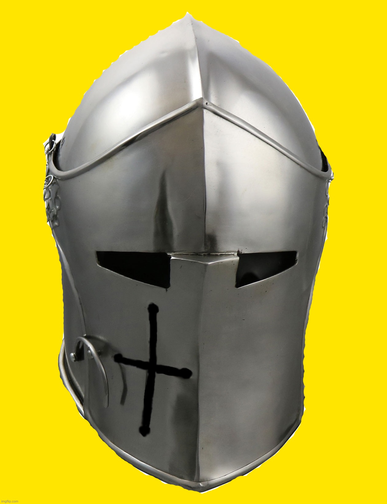 Crusader helmet grayscale | image tagged in crusader helmet grayscale | made w/ Imgflip meme maker