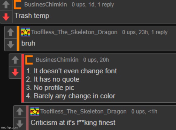 A user made a temp. that's it. | made w/ Imgflip meme maker