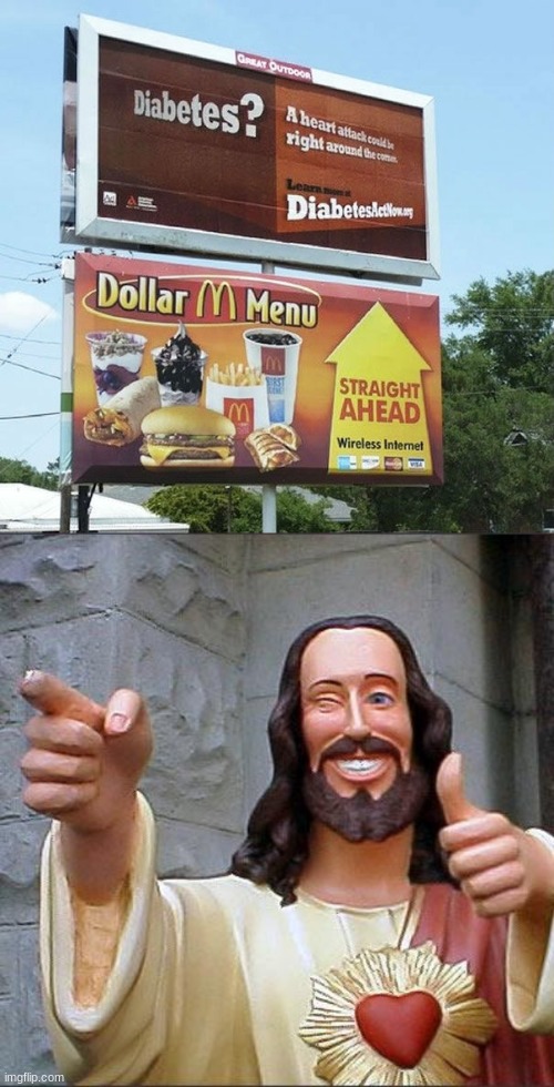 Lets go find it | image tagged in memes,buddy christ | made w/ Imgflip meme maker