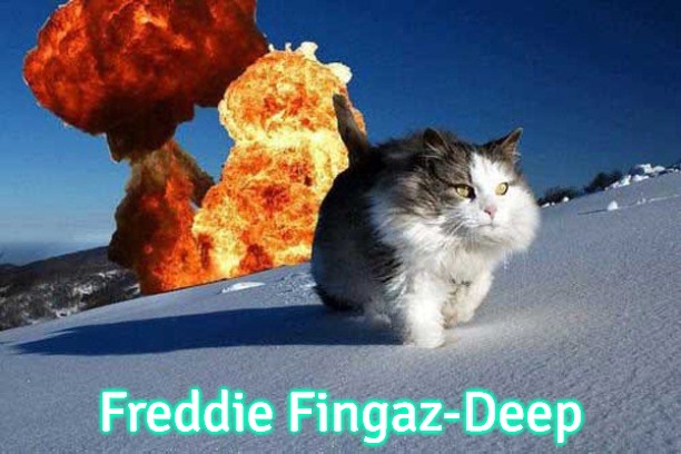Action Hero Cat | Freddie Fingaz-Deep | image tagged in action hero cat,slavic,freddie fingaz,deep | made w/ Imgflip meme maker