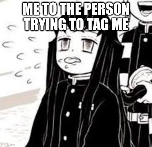 muichiro | ME TO THE PERSON TRYING TO TAG ME | image tagged in muichiro | made w/ Imgflip meme maker