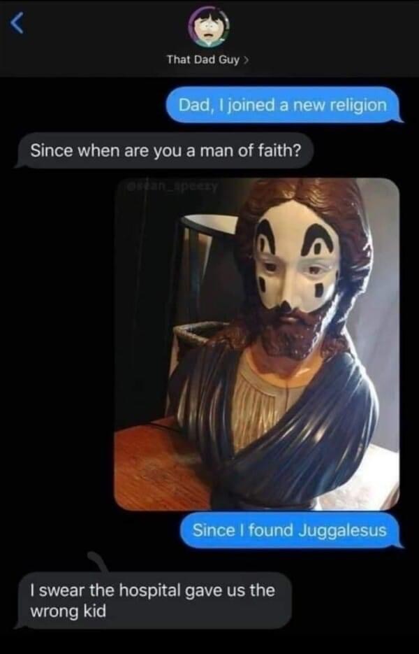 Juggalesus Blank Meme Template