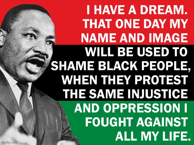 Misusing MLK | image tagged in mlk,martin luther king,misuse,misusing,mlk jr,martin luther king jr | made w/ Imgflip meme maker