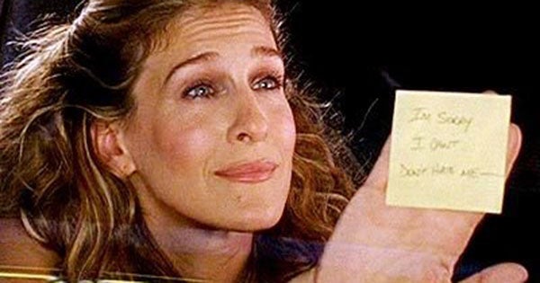 Sex and the City Post It Blank Meme Template