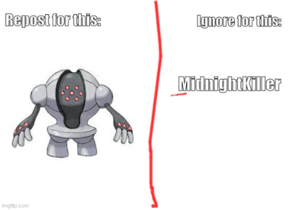 Can this not be deleted for spam? | image tagged in repost for registeel | made w/ Imgflip meme maker