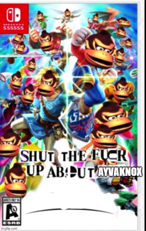 stfu about x | AYVAKNOX | image tagged in stfu about x | made w/ Imgflip meme maker