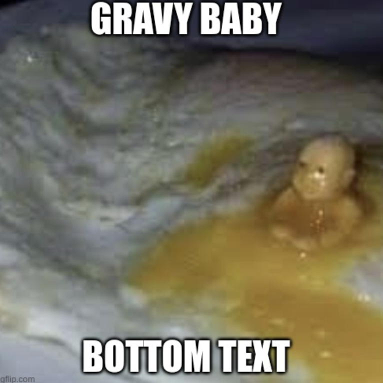 High Quality gravy baby Blank Meme Template