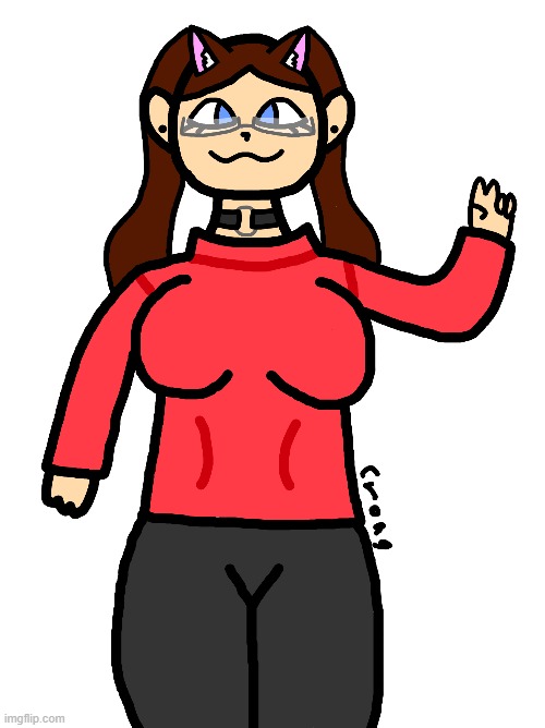 my sister drew me | made w/ Imgflip meme maker