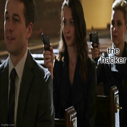 the hacker | made w/ Imgflip meme maker