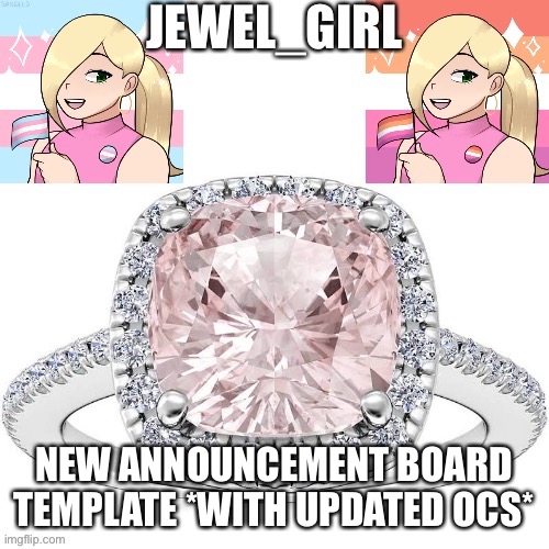 NEW ANNOUNCEMENT BOARD TEMPLATE *WITH UPDATED OCS* | made w/ Imgflip meme maker