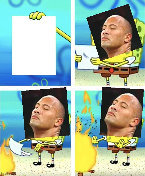 Upvote if you get it | image tagged in spongebob burning paper | made w/ Imgflip meme maker