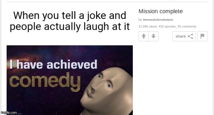 you achieve unfunny( | made w/ Imgflip meme maker
