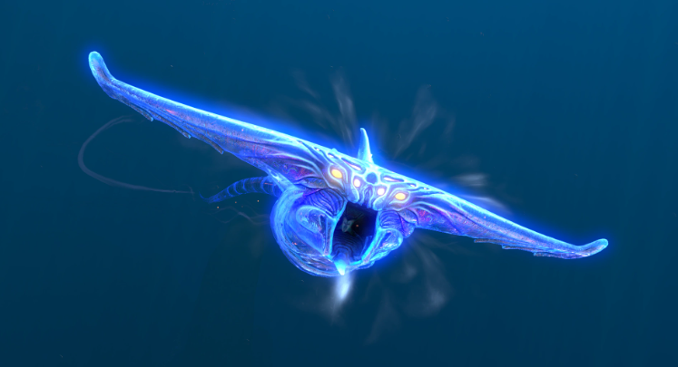 High Quality Ghost leviathan Subnautica Blank Meme Template