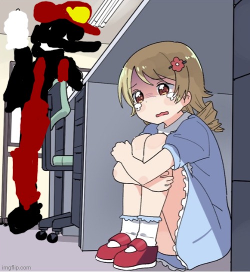 It's the end | image tagged in anime girl hiding from terminator | made w/ Imgflip meme maker