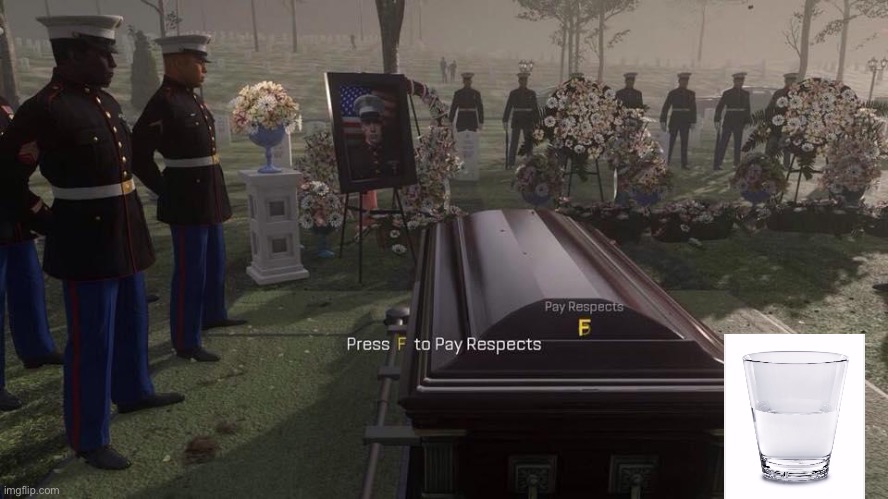 Press F to Pay Respects | image tagged in press f to pay respects | made w/ Imgflip meme maker