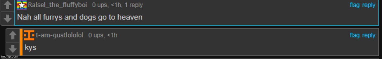 Furry: Also another furry: | made w/ Imgflip meme maker