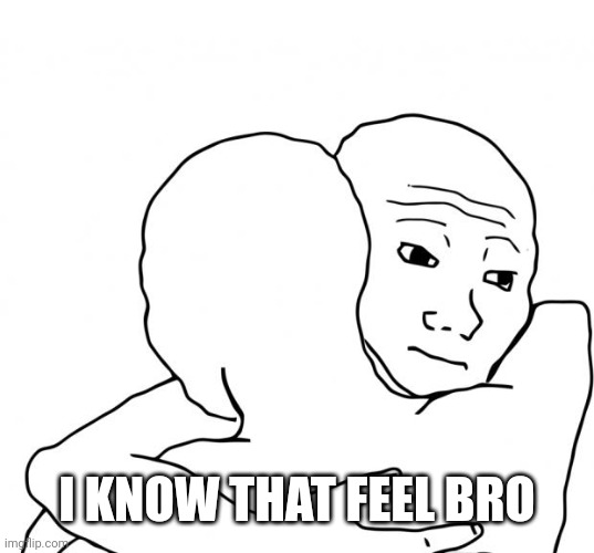 I Know That Feel Bro Meme | I KNOW THAT FEEL BRO | image tagged in memes,i know that feel bro | made w/ Imgflip meme maker