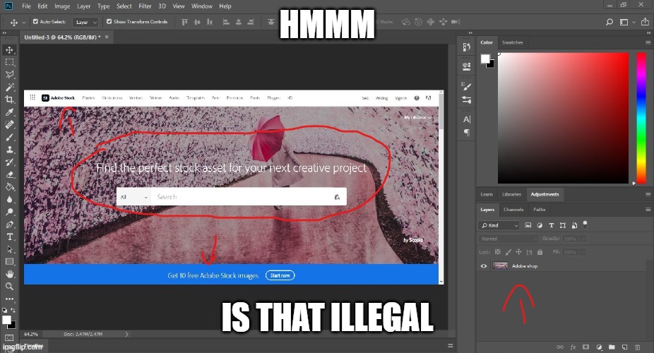 HMMM IS THAT ILLEGAL | made w/ Imgflip meme maker