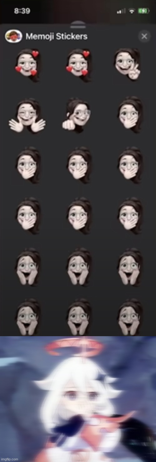 I'm scared (image is from reddit but I found it on YT credits to the rightful owner) | image tagged in genshin impact,paimon,scared,memoji,software gore | made w/ Imgflip meme maker