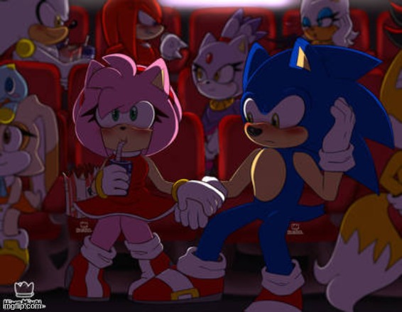 Another Sonamy | image tagged in sonamy | made w/ Imgflip meme maker