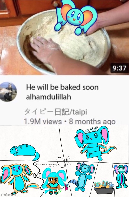 He will be baked soon alhamdulillah | image tagged in kirby,elfilin,baking,candy | made w/ Imgflip meme maker