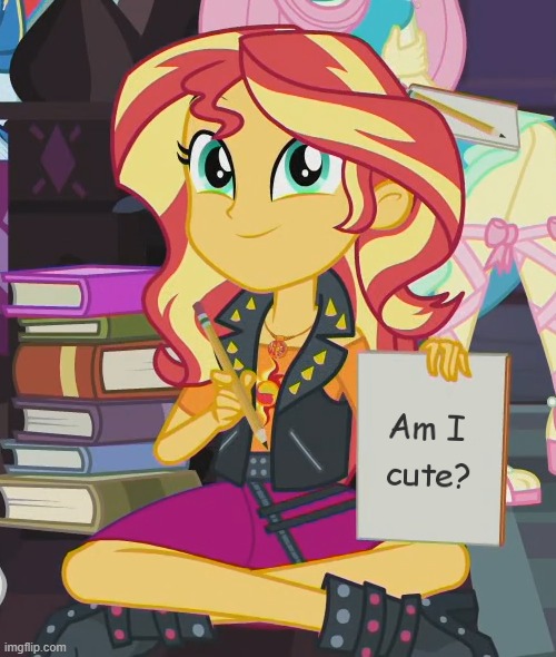 image tagged in mlp,sunset shimmer | made w/ Imgflip meme maker